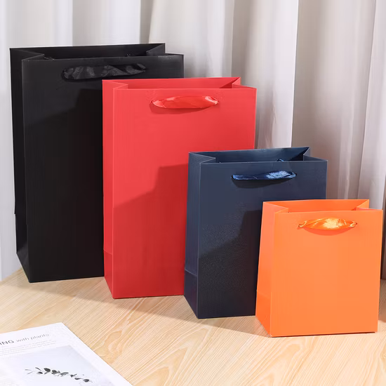 Custom High Quality Cosmetic Paper Printing Shopping Gift Bag