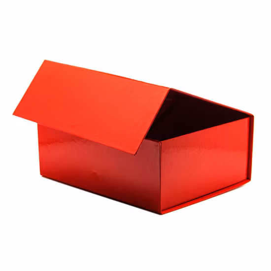 Cajas de embalaje plegables acanaladas con logotipo personalizado, cajas de regalo de papel de envío de lujo